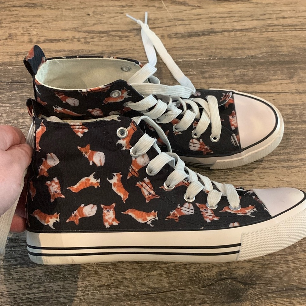 Corgi high top sneakers